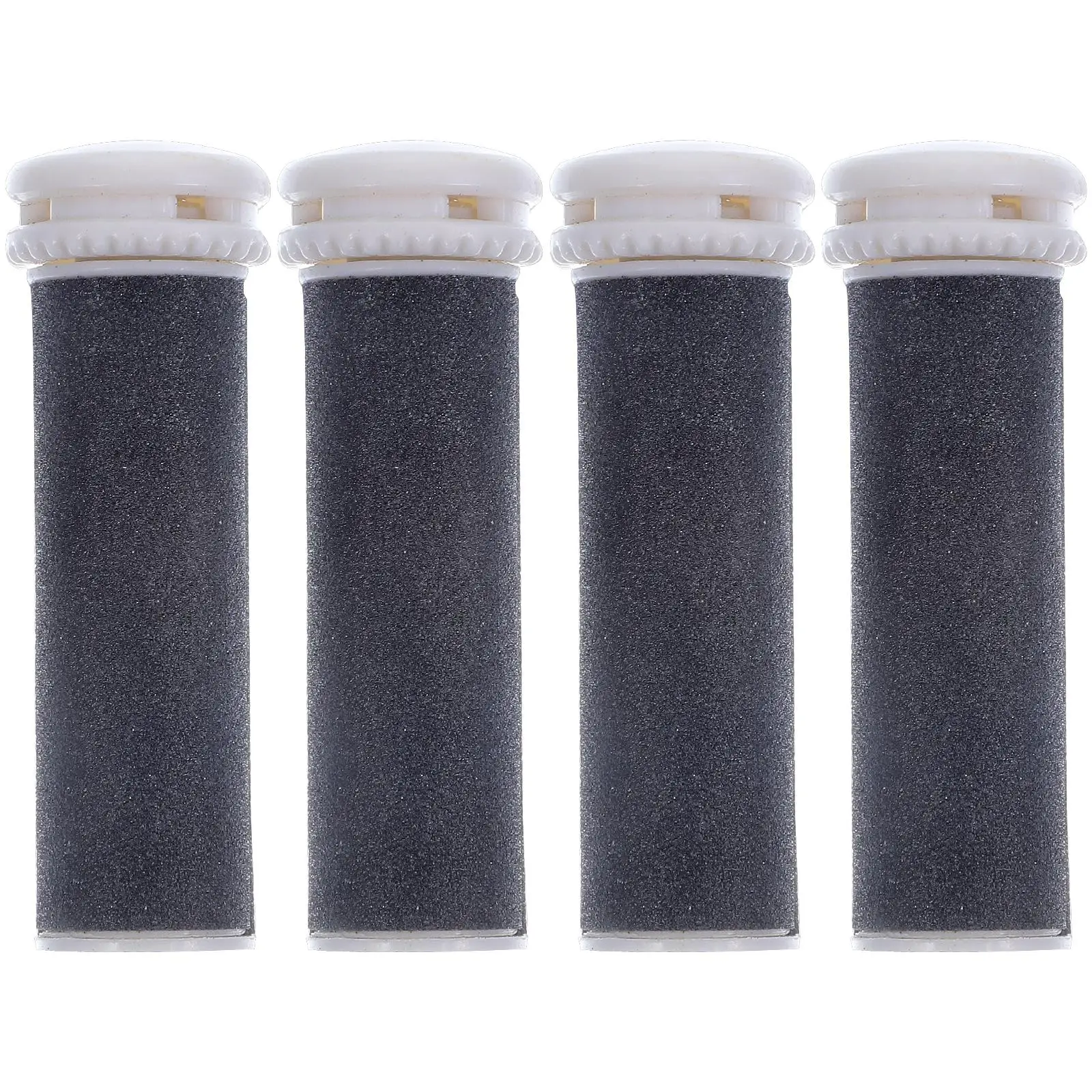 

4 Pcs Foot Care Tool File Roller Electric Foot File Head Replacement 360 Degrees Rotating Nail Care Tool Supplies