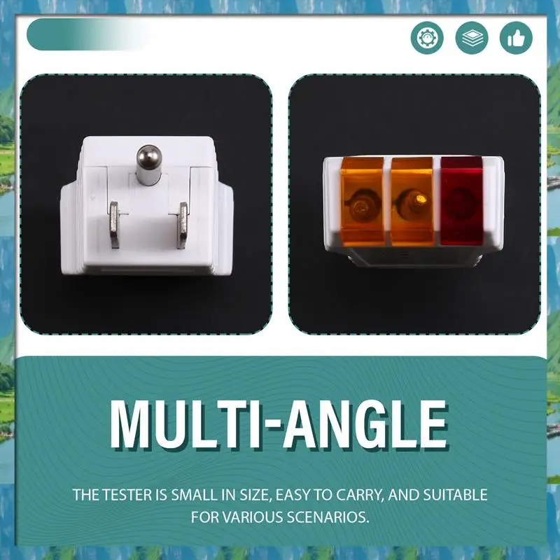 Entrega rápida-testador de receptáculo produtos de aterramento plug teste de segurança produtos de aterramento plugue dos eua