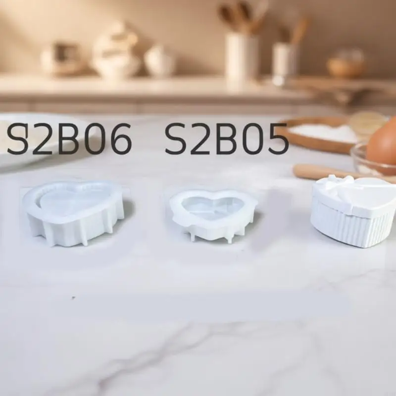 CORD Creative Silicone Mold Heart Cups Moulds Plant Pots Molds for Home