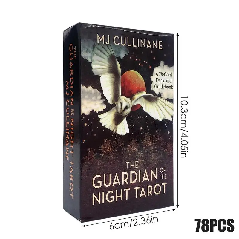 Guardian of the Night Tarot 78PCS Tarot Cards for Beginners Leisure Party Table Game Fun Board Game Playing Cards Oracle Cards