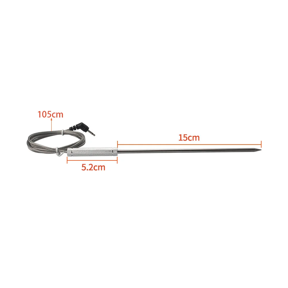 For TP-17 TP27 Compatible ThermoPro Stainless Steel Probes Replace Stainless Steel Meat Probes