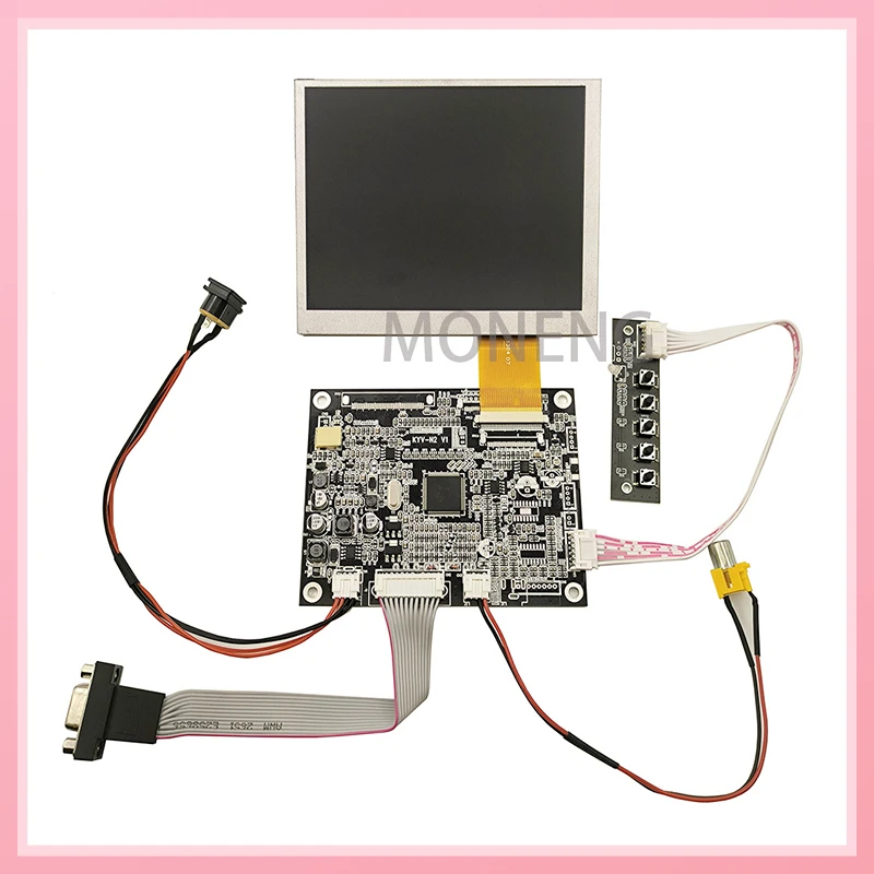 オリジナルの56インチlcdディスプレイat056tn53-at056tn53-v1、v30スクリーンコントローラー用のhdmi-vga-2avドライバーボード付き。