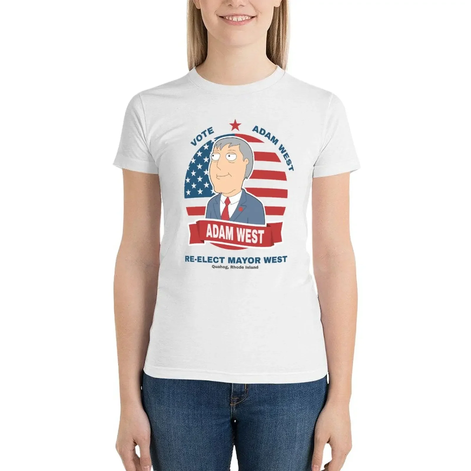 Vote Mayor West T-shirt summer clothes shirts graphic tees aesthetic clothes Woman T-shirts