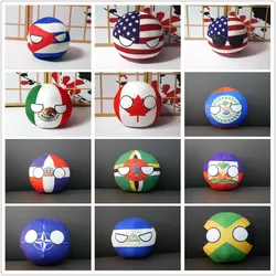 Countryballs peluche bambola Cuba messico USA Canada America giamaica Dominica Ball Polandball farcito cuscino giocattolo per regalo