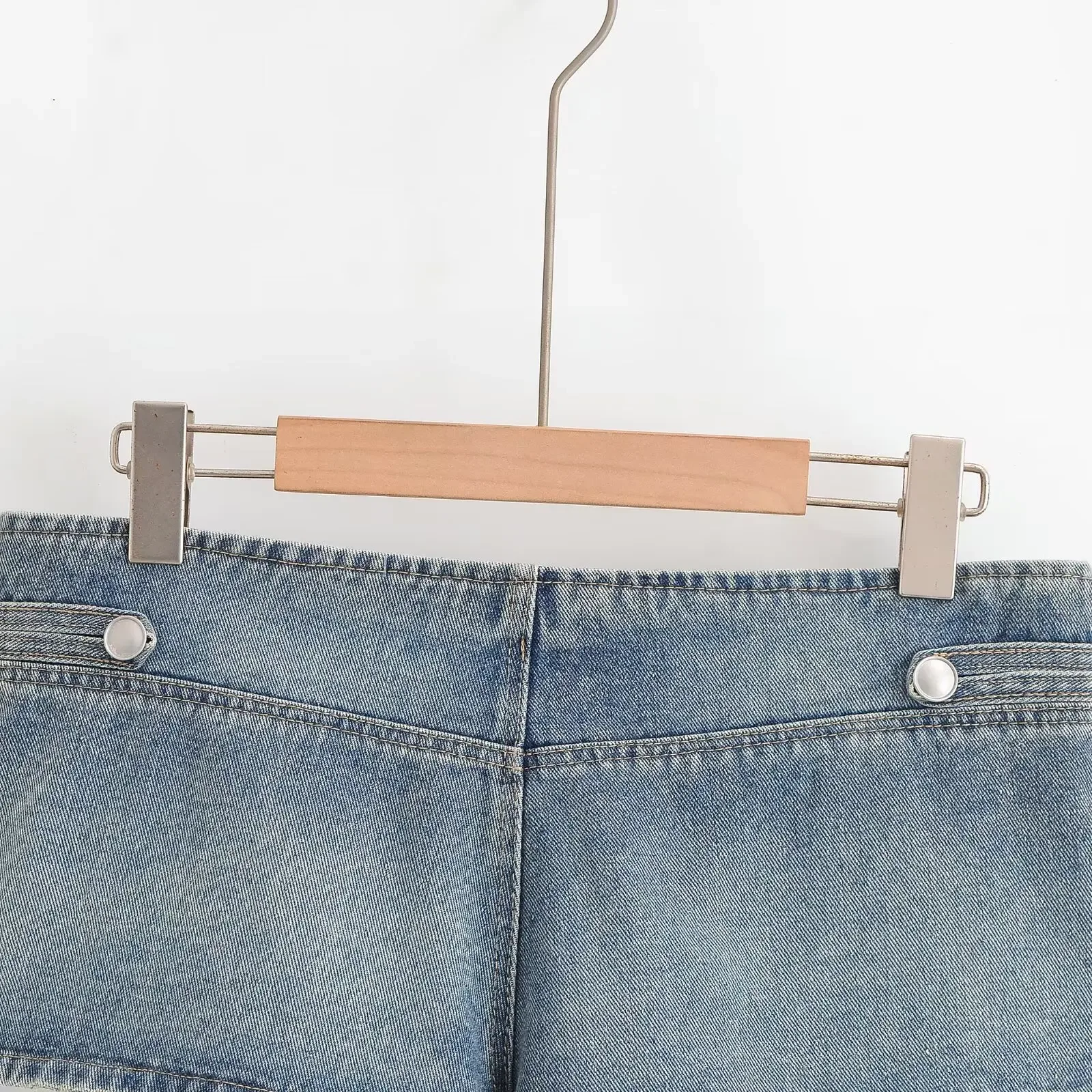 Damen High-Street Vintage Denim-Set KONDALA 2026 Frühling Trendiges Musikfestival Party-Shorts-Set Napoleon-Jacke, Mini Hot Pants – Detail 19