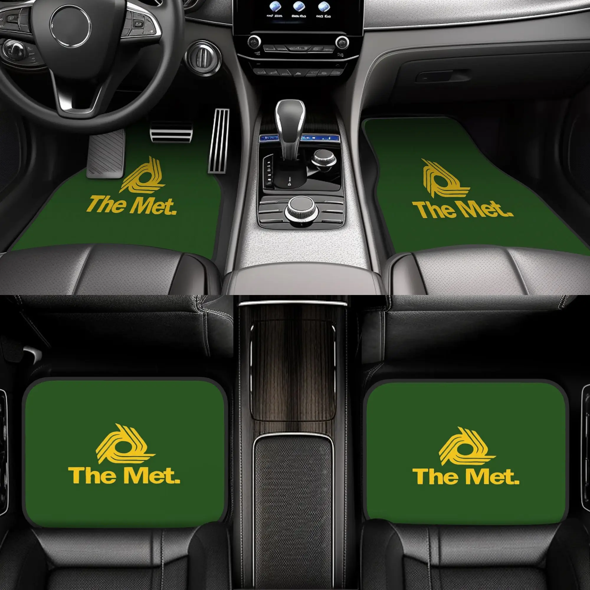 4pcs Car Floor Mats, Exquisitely Designed With A Signature 