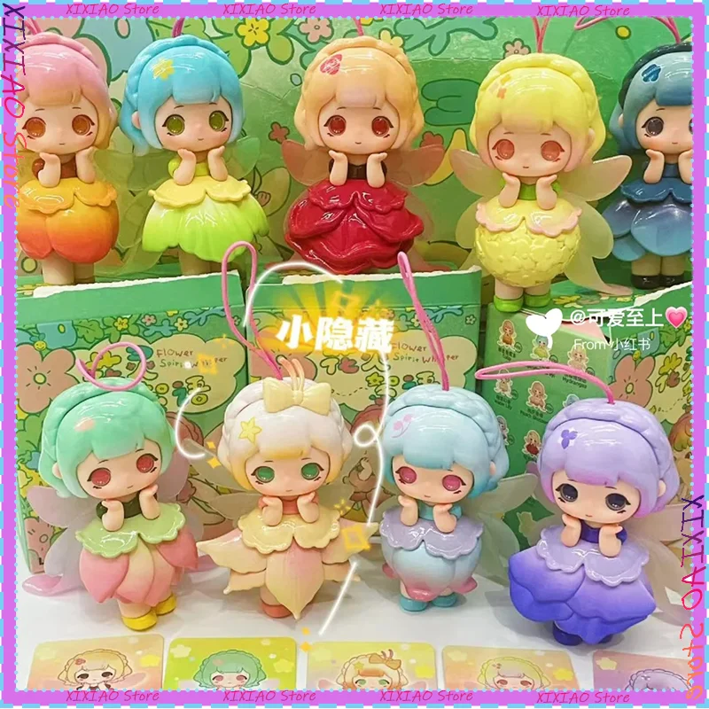 

Original Ziyuli Flower Spirit Whisper Series Blind Box Figurine Doll Cute Desktop Ornament Trendy Fashion Gift Collectible Toy