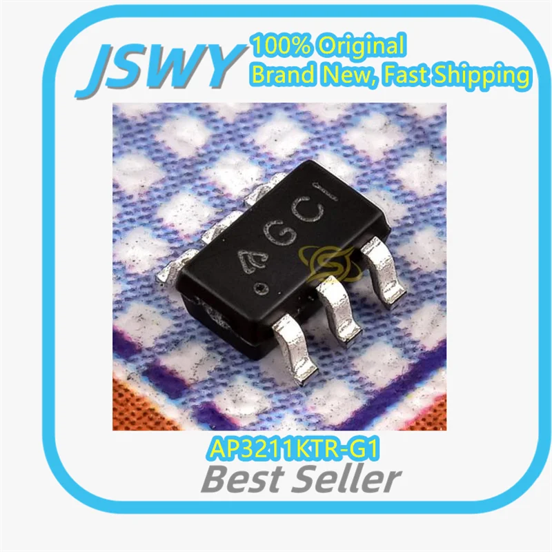 

(10/50 pieces) AP3211KTR-G1 GCI SOT23-6 DC-DC Power Regulator Chip IC - Brand New Original