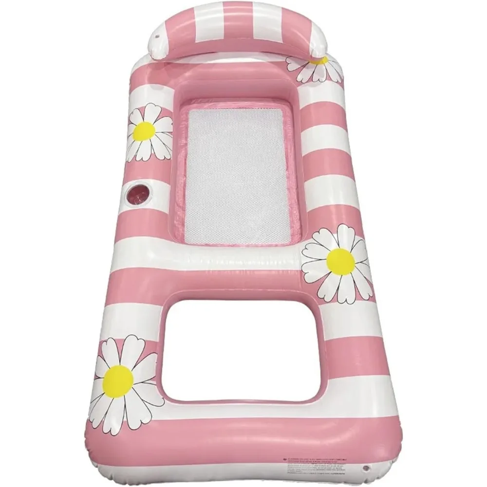 

Pool Party，Vacation Resting，Travel, Sunbathing，Bea Inflatable Swimming Pool Floating Lounge Chairs, Inflatable Floating Beds