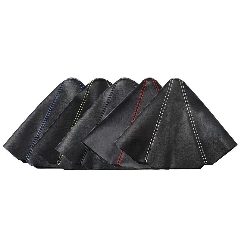 أنماط متعددة 16 مللي متر العالمي بولي Leather الجلود سيارة والعتاد التحول الياقات السيارات دليل عصا شيفتر المقبض واقي أحذية بلاستيك الجراب اكسسوارات