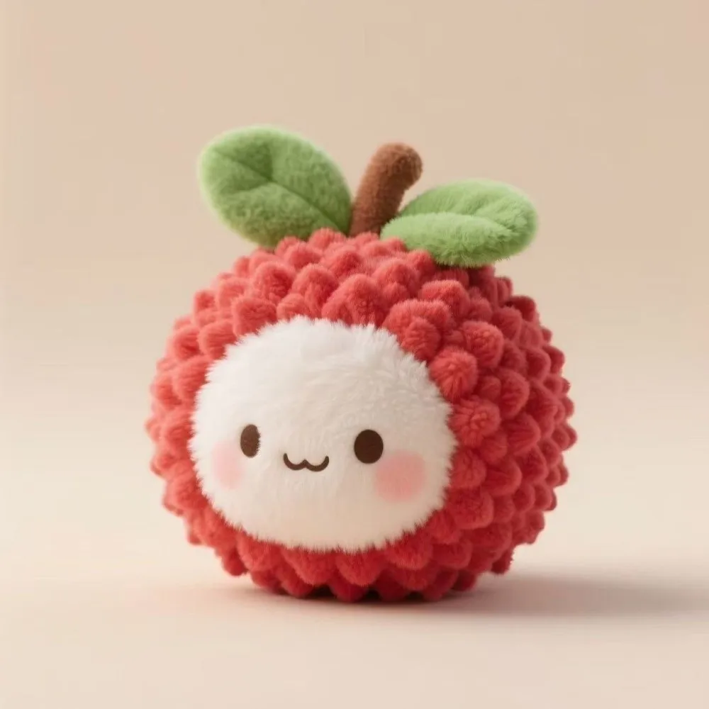 لطيف Changan الليتشي المفاتيح رقيق لينة الليتشي لعبة الكرتون طفل شنطة هدايا قلادة سحر ظهره الملحقات #4