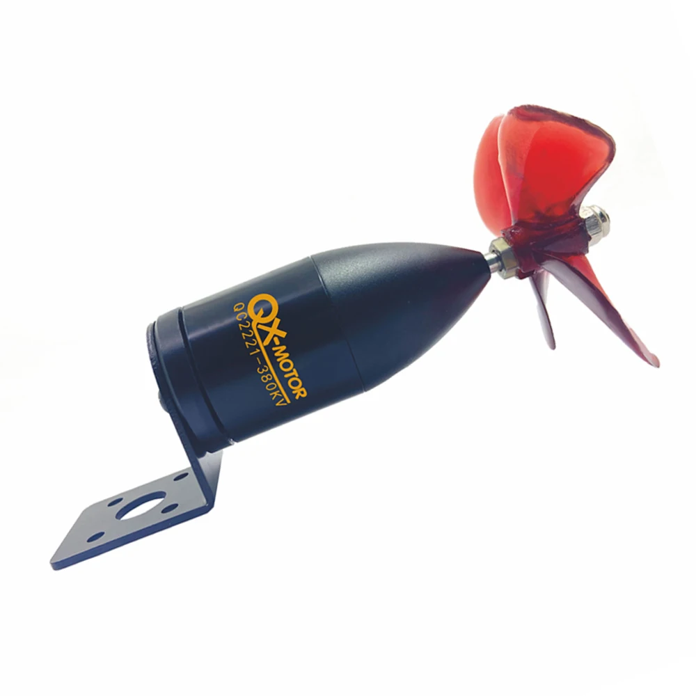 

QX-MOTOR QC2221 Underwater Thruster 380/550KV Brushless Motor Waterproof Ship Model for Trawler Remote Control Ship