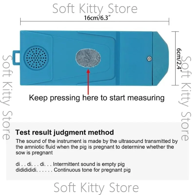 Portable Ultrasound Pregnancy Detector Test Machine for Pig Sow Swine Sheep Goat Livestock Veterinary Device Pregnancy Tester