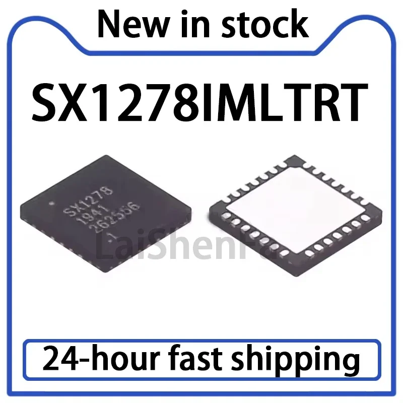 2PCS NEW SX1278 SX1278IMLTRT QFN-28 Genuine 137-525MHz Wireless RF Transceiver Chip IC in Stock