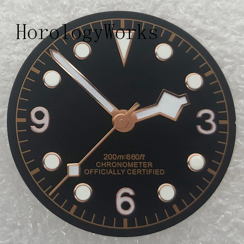 30.5 مللي متر الطلب + الأيدي مضيئة تناسب NH35/NH36 Miyota8205/8215/821A ETA2824/2836 Mingzhu2813/3804 حركة