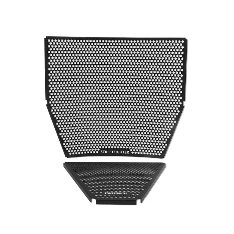 ل Streetfighter V4 V4S 2020-2024 دراجة نارية مشعاع ألومنيوم الحرس غطاء مصبغة حامي واقية الشواية