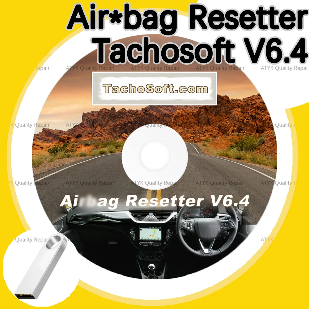 

Tachosoft Air-bag Resetter 6.4 inspection tool Automobile Maintenance air-bag resetter 6.4 Repair equipment obd2 scanner Program