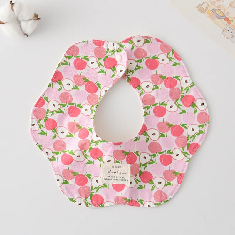 1 pçs algodão gaze impressão babadores do bebê absorvente saliva toalha recém-nascido burp panos bandana cachecol para meninos meninas alimentação babador