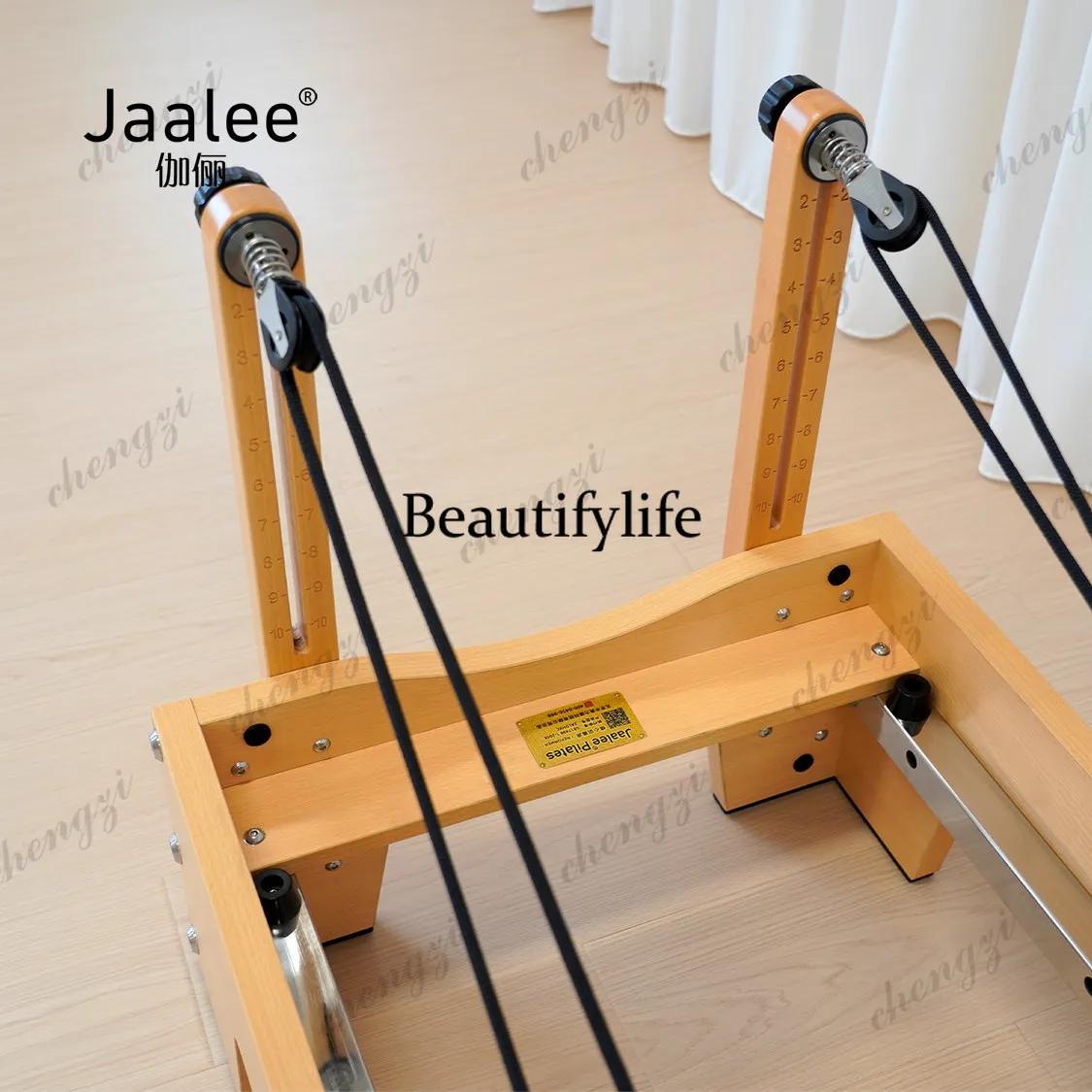 Galpilates equipment multi-layer solid wood core small bed body sculpting private pilates bed multi-function