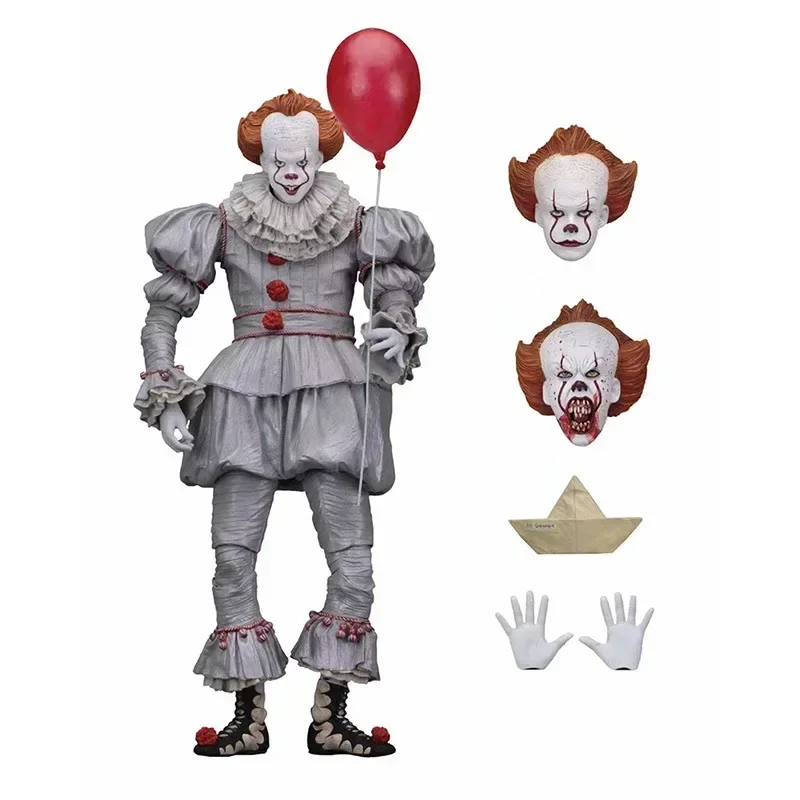 20 سنتيمتر NECA ستيفن كينغ It Pennywise جوكر مهرج عيد الهالوين فيلم الرعب دمية بولي كلوريد الفينيل عمل الشكل تحصيل نموذج الاطفال هدية