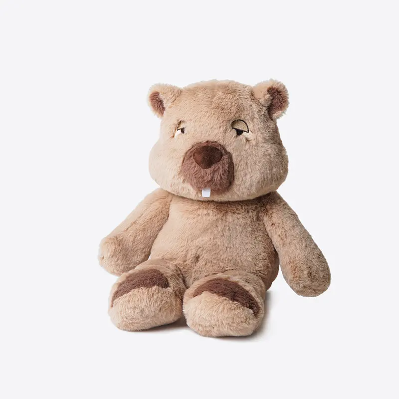 

ZEIO Wombat Plush Toy Cute Soft Cuddly Stuffed Animal Soothing Comfort Companion Doll Ideal For Kids Toddlers As Birthday Gift