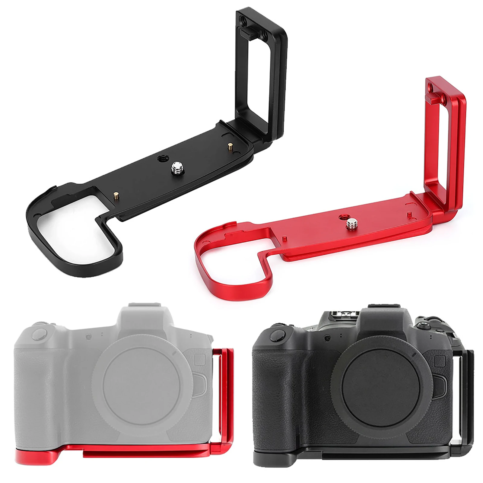 EOS-R Metal L-Shaped Quick Release Plate Hand Grip L Bracket Vertical Shooting for Canon EOS-R Mirrorless Camera Accessories