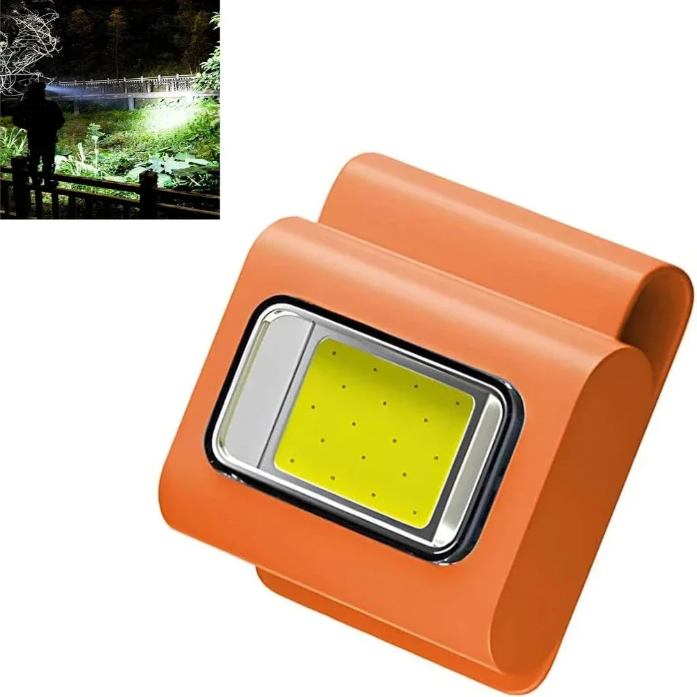 6w LED portable magnetic suction rechargeable headlights suitable for outdoor exploration camping fishing