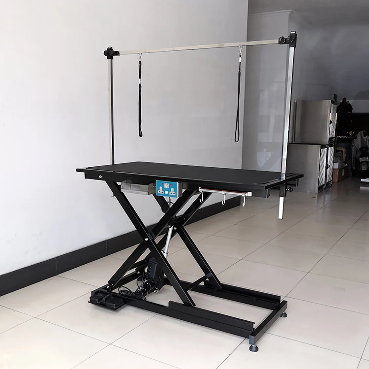 Electric Lifting Dog Grooming Table for Pets with Socket  Large Grooming Table for Groomer Salon Pet Shop Pet Beauty Use