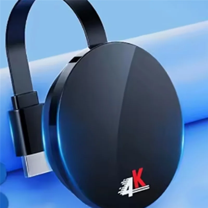 ABJF-Wireless Display Receiver 4K -Kompatibler WLAN-Display-Adapter 5G + 2,4G TV-Sticks für Android Einfache Installation