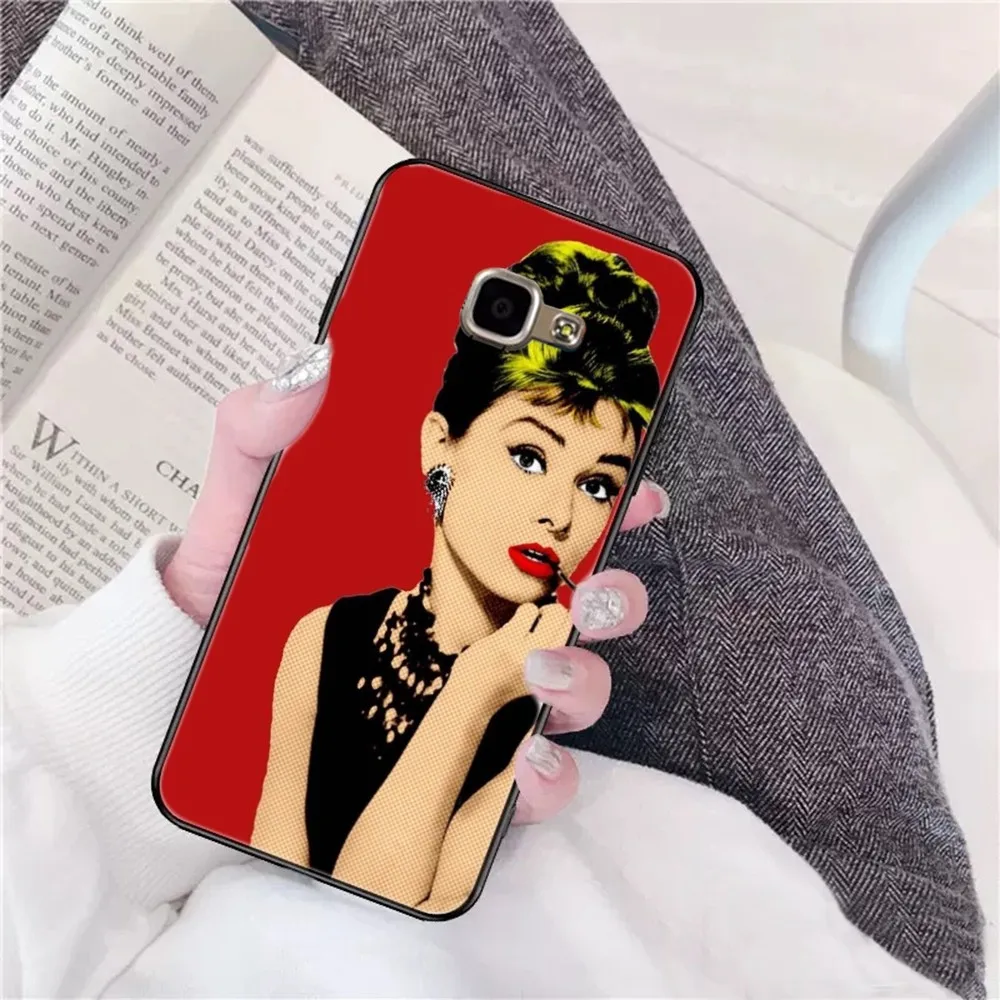 Audrey Hepburn Phone Case For Samsung A 10 11 12 13 20 21 22 30 31 32 40 51 52 53 70 71 72 73 91 13 shell