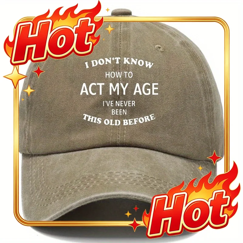 Custom [Casual Wear & Gifts] PC Retro Washed Distressed Baseball Cap With Vintage Pull-String Closure - Machine Washable Suitabl