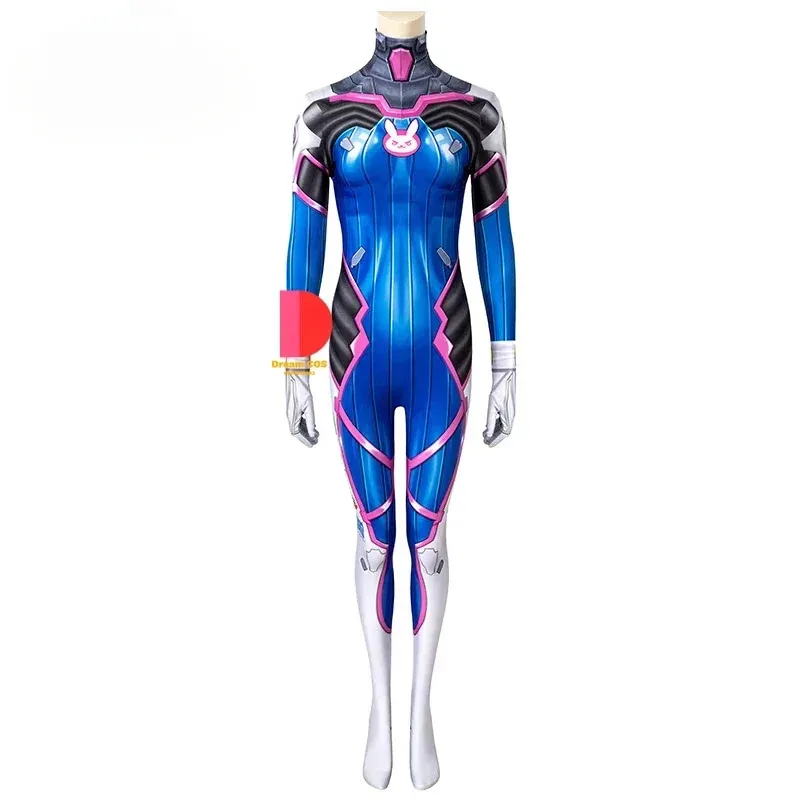 

Overwatch Game Cosplay Dva New Arrival Costume Jumpsuits for Women Adult Cos Uniform Halloween Party Clothing Comic Con Costume