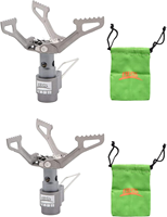 25g Lightweight Mini Gas Cooker Burner BRS Outdoor Portable Solo Titanium Camping Gas Stove Camping Hiking Gas Burner brs-3000t