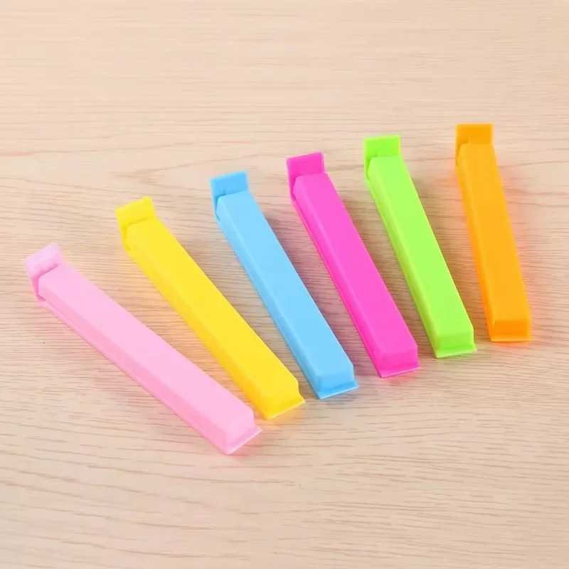 10/20Pcs Portable New Kitchen Storage Food Snack Seal Sealing Bag Clips Sealer Clamp Plastic Tool Kitchen Accessories Wholesale image 4