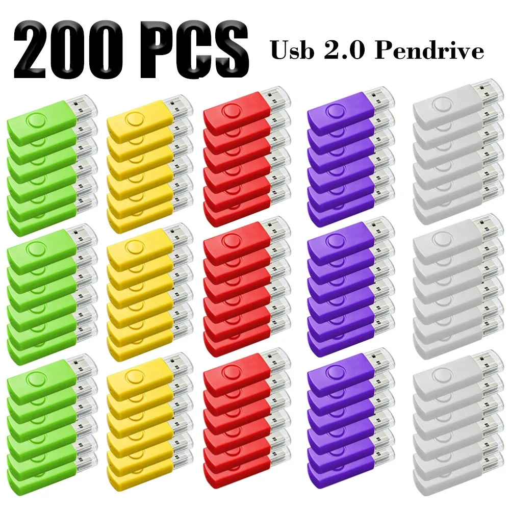 200PCS Pendrive custom Pen Drive1GB 2GB 4GB 8GB 16GB 32GB 64GB High Quality Usb Stick2. 0 memoria stick memory Flash Drive