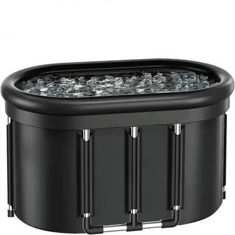 접이식 얼음 욕조, 다층 휴대용 야외 냉수 욕조 (스포츠 회복용), 가족용 냉수 욕조