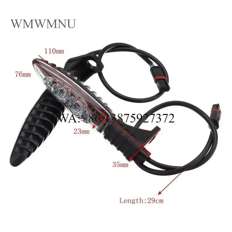 Wmwmnu Motorcycle Turn Signal Indicator Light Front Rear LED Lamp for S1000R R1200R Accessories Auxiliary Lamp