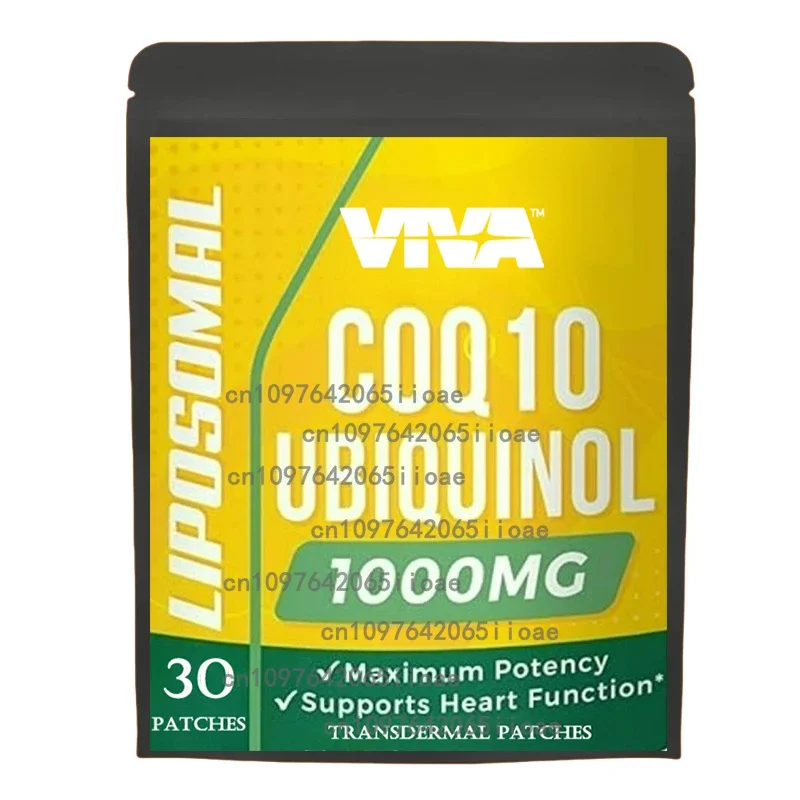 

Транзимические патчи CoQ10 Поддержка энергии -30 патчей Поставка на один месяц