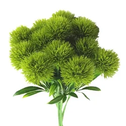 10pcs Artificial Plants Dandelion Bouquet Vases For Home Decor Wedding Decorative Fake Flowers Needlework Ornamental Flowerpot