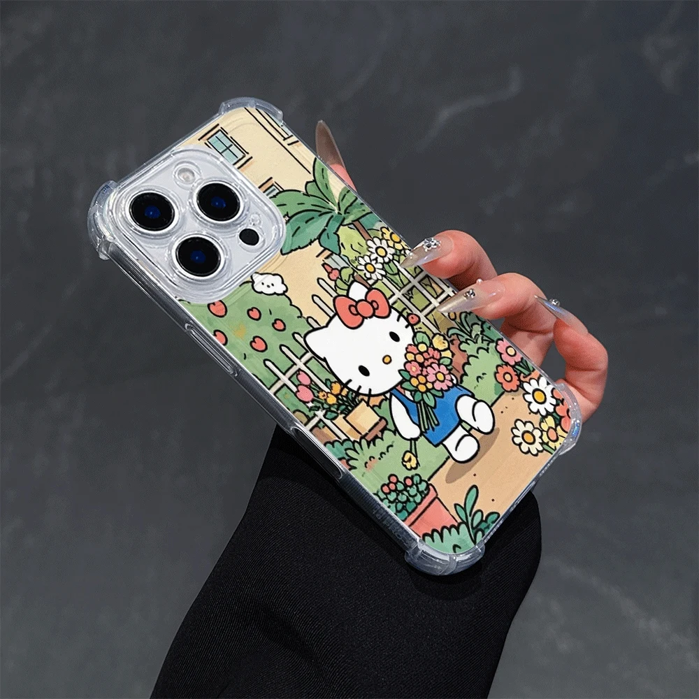 

Hello Kitty Phone Case Iphone15 Pro Max Girl Iphone Case Hellokitty Cute for Iphone Phone Shell Hellokitty 2025 New