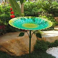 Bird Bath for Outdoor with Stake Versatile Birdbath for Yards Outdoors Patio