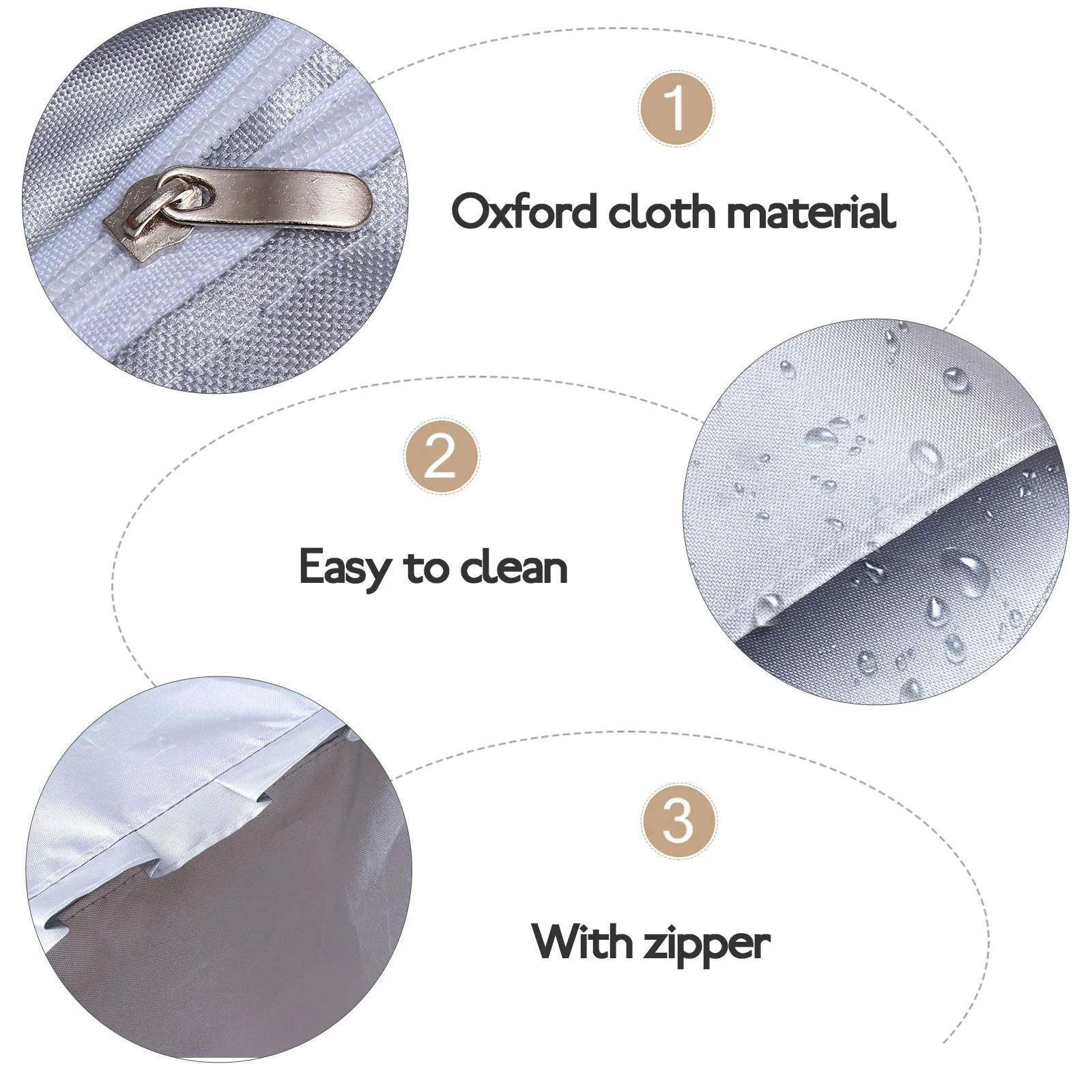 

Washing Machine Cover 6-75Kg Oxford Cloth Waterproof Sunproof Anti-Aging Anti-Fading Dirt Proof Protection for Washer Dryer with