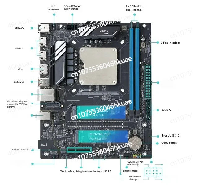 Fabrik-Lagerbestand in großer Menge! 13. Generation Q1HY Hauptplatine CPU-Set I9 13900 Desktop-Computer DIY Gaming Büro DDR5/Q1J0/I5/I7/I9