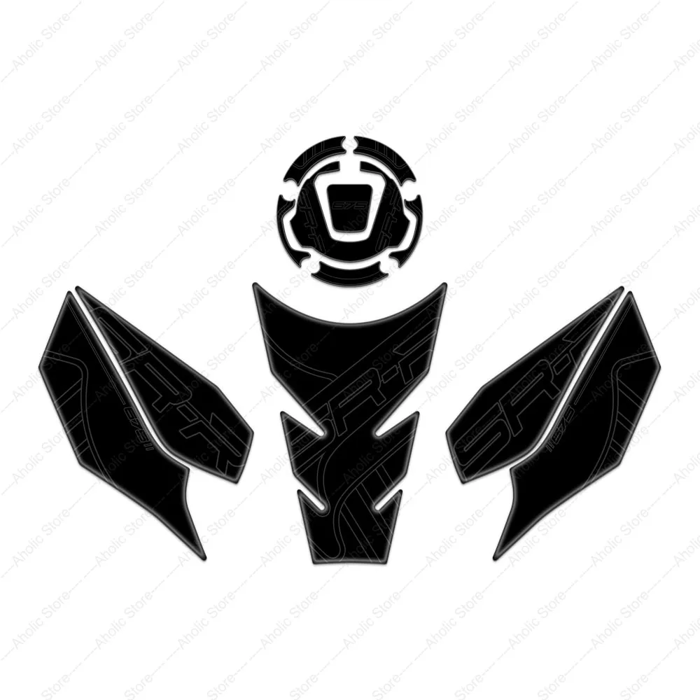 Motorcycle Modified Side Decal Protector Traction Pad Cover Decoration For CF 675SR-R 3D Gel Epoxy Resin Fuel Tank Sticker Kit