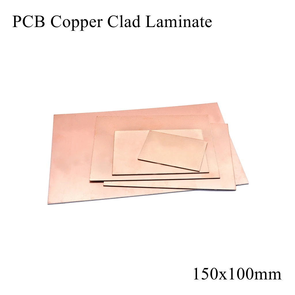 150x100mm PCB Single Double Side Copper Clad Laminate Plate DIY Kit Epoxy Fiber Circuit Board FR4 Fiberboard Etching CCL 15x10cm