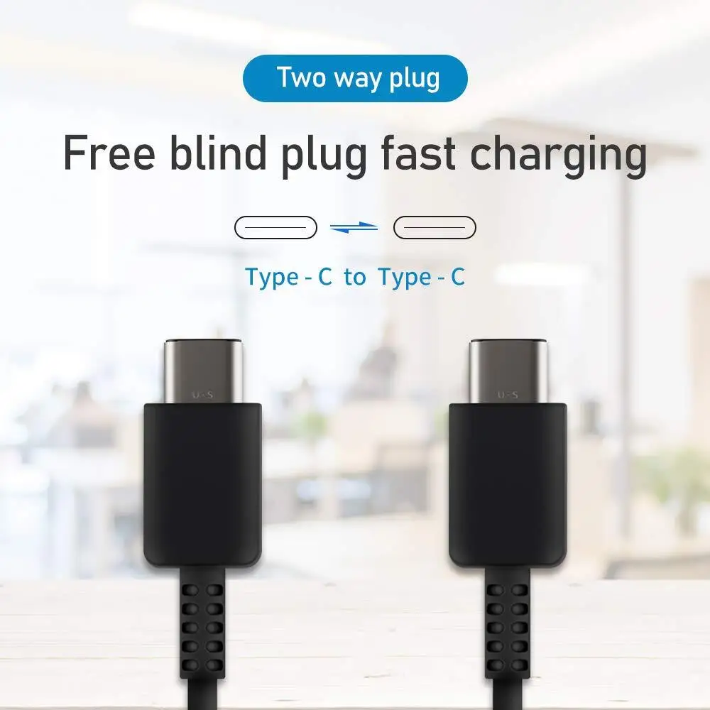 25W For Samsung Galaxy S20 S21 S2225W Type USB-C Super Fast Wall Charger Cable