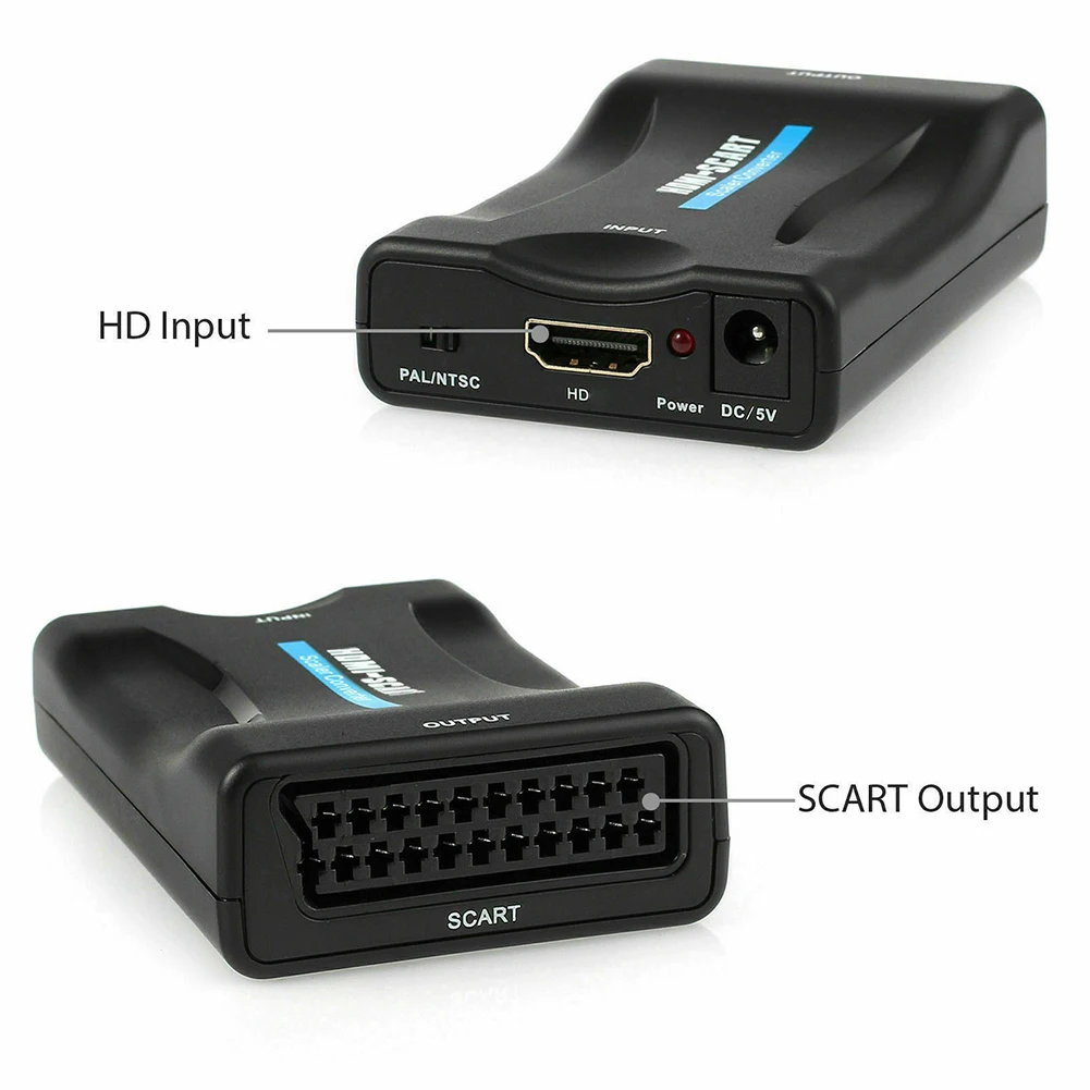 USB فيديو الصوت الراقي محول إشارة محول 1080P سكارت إلى HDMI-متوافق مع كابل لأجزاء سلامة الكمبيوتر المنزلية #5