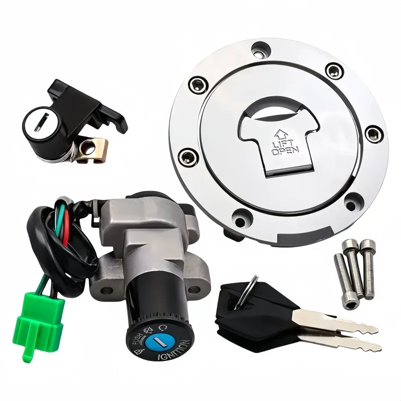 

Motorcycle Fuel Gas Cap Ignition Switch Seat Lock Key Kit For CFMOTO CF400NK 15-19 CF 400 NK CF400 400NK CF650 NK 650 MT 650MT