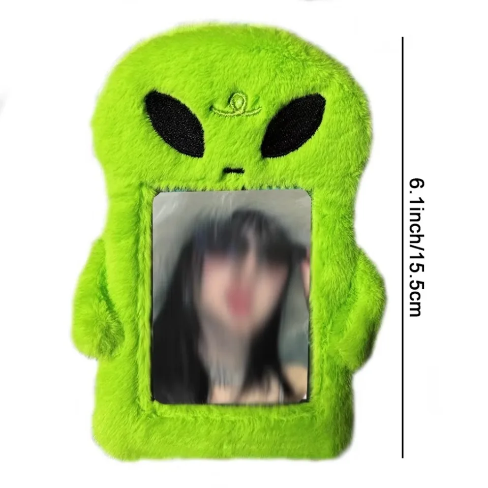 1pcs Plush Card Holder Fluffy Photocard Holder Bus Card Sleeve ID Bank Credit Card Holder Protector Stationery