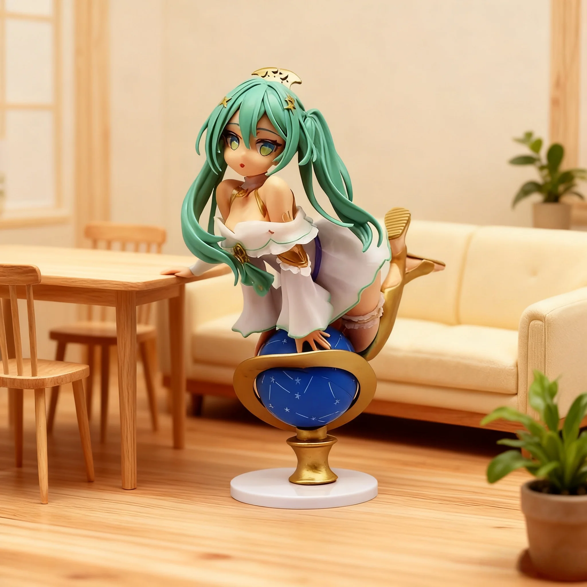 جديد هاتسون ميكو يدويا غلوب أنيمي الرسوم المتحركة الجمال الفتيات اليد تعمل نموذج سطح المكتب الحلي جمع هدية عيد ميلاد